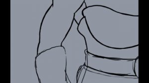 Рисую скетч девушки - война