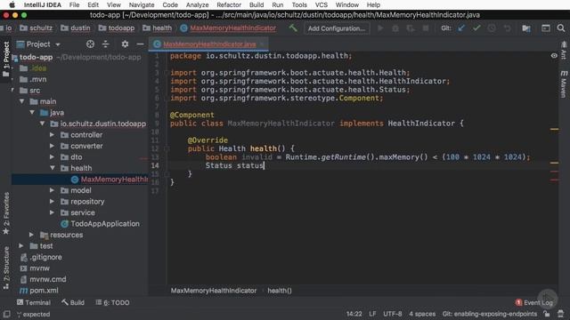 25 Demo Writing a Custom Health Indicator смотреть онлайн