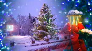 Зимняя сказка  в городе. Снег  кружится...символ  чистоты  и любви...с Наступающим  новым   годом!