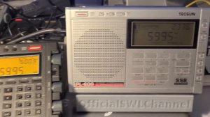 Radio TV Mali Tecsun PL-600 VS Tecsun PL-990x on MLA 30 loop antenna 5995 kHz Shortwave
