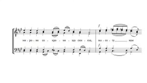 УСТ ТВОИХ - ноты (валаамский распев)