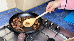 Как жарить КАШТАНЫ как готовить каштаны съедобный каштан как варить how to cook edible chestnuts