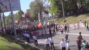 В Бишкеке до КОВИД-19 День победы (9 Мая, бессмертный полк ) так праздновали