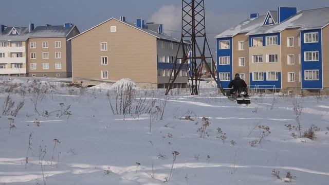 Мототолкач. Выезд в поле. Бороздим пухляк_2018_02_17 смотреть онлайн