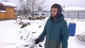 Купольный каркасный дом? Нет! Купольная баня из кедрового бруса!