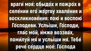 ТОЛЬКО ВО ВТОРНИК СНИМИ С СЕБЯ ВСЕ ПРОКЛЯТЬЯ. Утренняя молитва. Псалом 26 слушать – псалмы