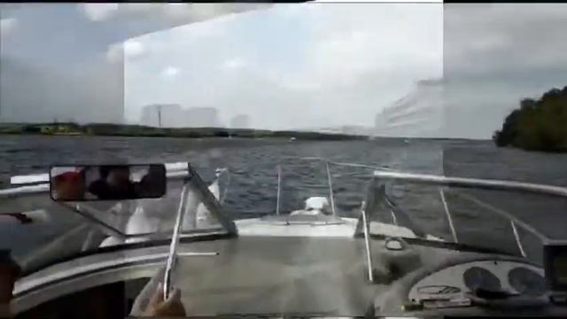 Идем на глиссере . Пироговское водохранилище. ПО КАНАЛУ НА ЯХТЕ В МОСКВЕ . Отдых на воде !! смотреть онлайн