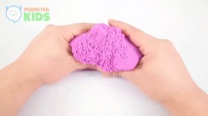 Kinetic Sand Activity PlaySet l How To Make Kinetic Sand Castle & Cutting