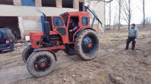 КРАН-БАЛКА на трактор Т-40АМ Проверяем в работе!!!
