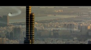Полет над Дубаем Flying over Dubai