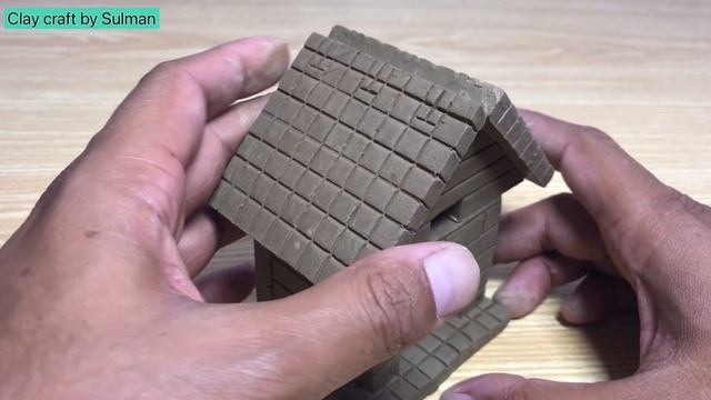DIY How to make polymer clay miniature house, kitchen set,Bullock cart, Hand Pump, Tree | Village