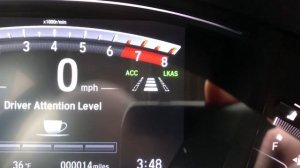Honda sensing, ACC, LKAS, attention monitor