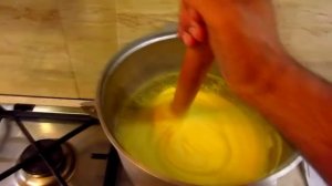 Мамалыга со шкварками и соленой брынзой