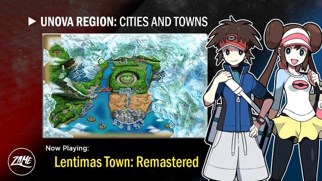 Unova Region: Cities & Towns: Remastered ► Pokémon Black 2 & White 2 смотреть онлайн