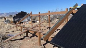 Off-grid Senior Designs Solar Array for Tiny Cabin Part 3 - Panels!