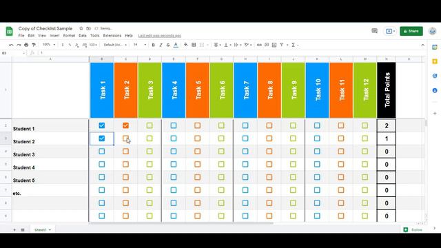 How to Make a Digital Checklist in Google Sheets смотреть онлайн