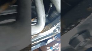 МЛ 164 om 642  Лужа масла под машиной. Неисправность шланга охлаждения акпп .
