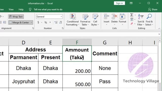 Format Cell Excel | Change Row height & Column width | Autofit Cell, Hide row column & Rename Sheet