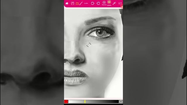 Paintology Video Guide - Draw a face pencil drawing - Day 8