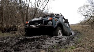 Нива по бездорожью. Прорываемся через ЛЕС. Первый раз РАЗУЛИСЬ