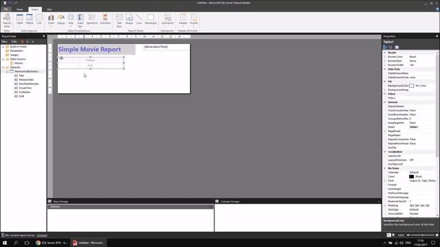 SSRS Report Builder Part 2 - Creating Your First Report смотреть онлайн