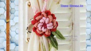 Уютные вязаные шторы, подхваты - подборка + 3 схемы в описании