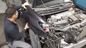 Кузовной ремонт Toyota Prius рихтовка передка#рихтовка#кузовной ремонт