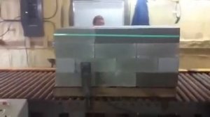 Упаковка шлакоблока