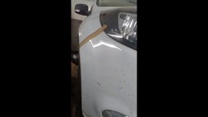 Ford Fiesta ремонт переднего правого крыла