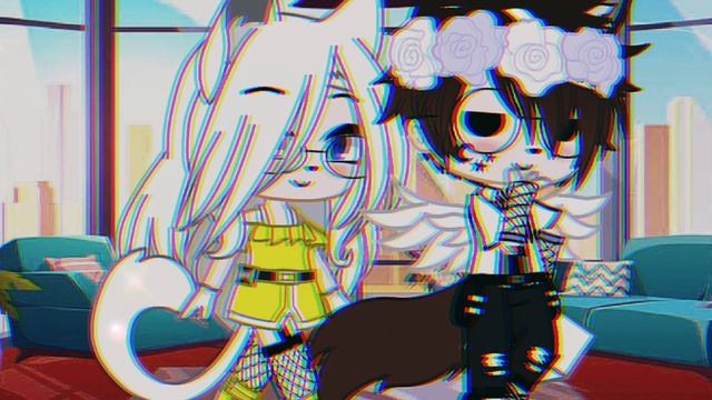 Белые волосы,голубые глаза, жёлтое платье [Meme?]/Gacha Club/ смотреть онлайн