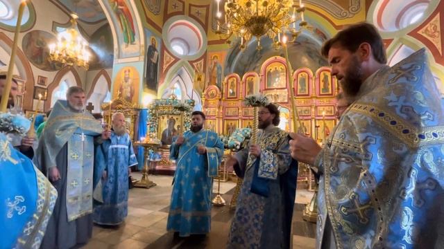 Престольный праздник в Смоленском храме города Ивантеевки 2023 год. смотреть онлайн