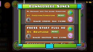 как скачать музыку в geometry dash 2.2 subZero