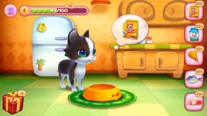 Мой Пушистик #4 Купаем Кота Ухаживаем за виртуальным питомцем Мультик для Детей Игра про Котенка