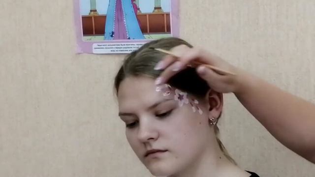Аквагрим "Цветы"