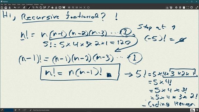 Coding a Recursive Factorial Algorithm in Java! смотреть онлайн