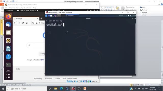 Social Engineering Attack Demo - Kali Linux setoolkit  - Cybersecurity - CSE4003