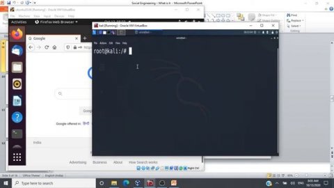 Social Engineering Attack Demo - Kali Linux setoolkit - Cybersecurity - CSE4003