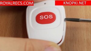 RECS RC-11 Как поменять батарейки в кнопке вызова медицинского персонала | knopki.net