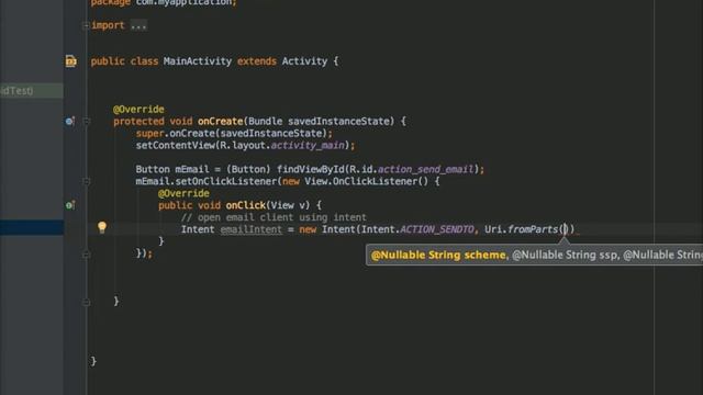 How to Send Email Using Intent in Android смотреть онлайн