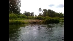Мини сплав с женой по реке Енисей. Лодка, агул 300нд.