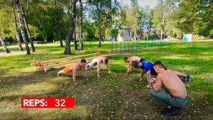 Армейские отжимания. Проверяем выдержку.