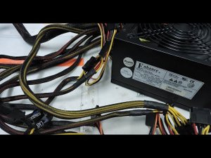 Не включается компьютер (включается с задержкой) Ремонт блока питания, замена конденсаторов.