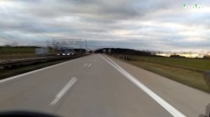 Дорога и небо в Германии