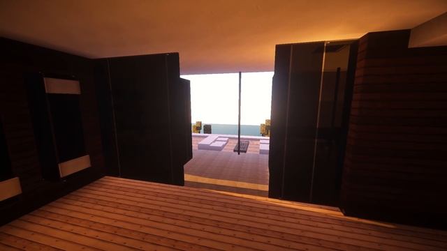 Minecraft - Modern SEASIDE House Design with Interior - Cinematic & Map Download смотреть онлайн