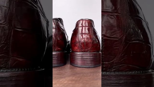 Оксфорд из крокодила в коньячном цвете ? #rrshoes #обувьручнойработы #мужскаяобувь #мужскиетуфли