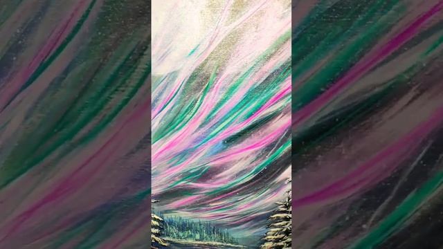 Картина акрилом, светится в темноте#beautiful#art_we_inspire#картинанахолсте#artist