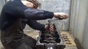 Сборка двигателя Хендай HD 120