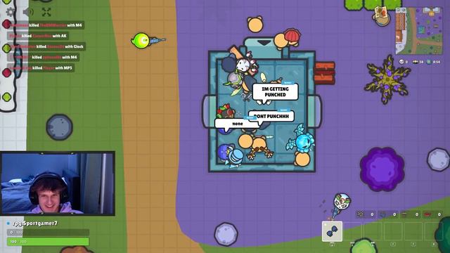 LAST TO LEAVE THE HOUSE WINS! (part 2) | ZombsRoyale.io смотреть онлайн