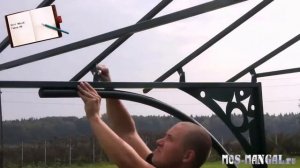 Навес для мангала НМ-1  как собрать навес для мангала