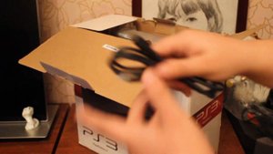 Распаковка PS3 Slim